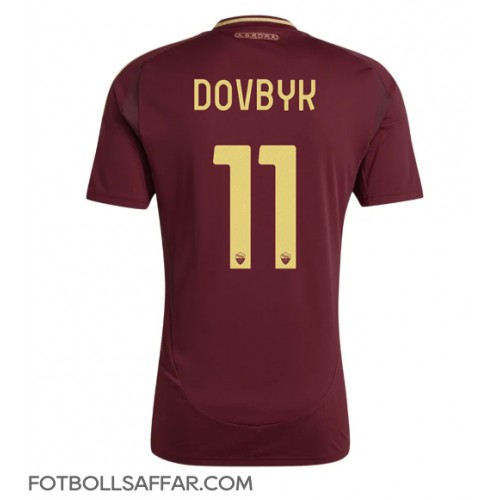 AS Roma Artem Dovbyk #11 Hemmatröja 2024-25 Kortärmad